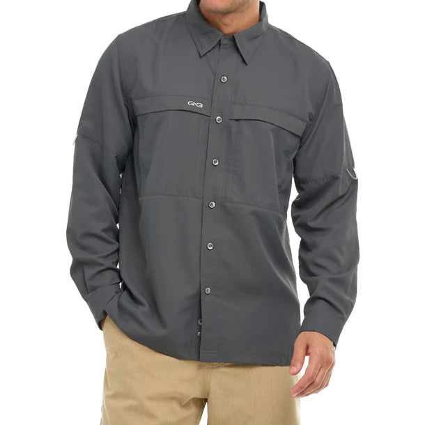 Explorer MicroFiber Long Sleeve Shirt - Gunmetal